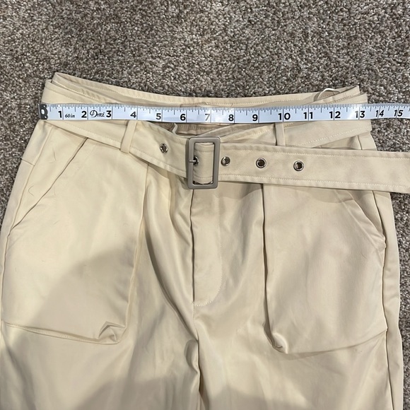 Choosy Cream Cargo Pants Size 4 - Picture 11 of 13